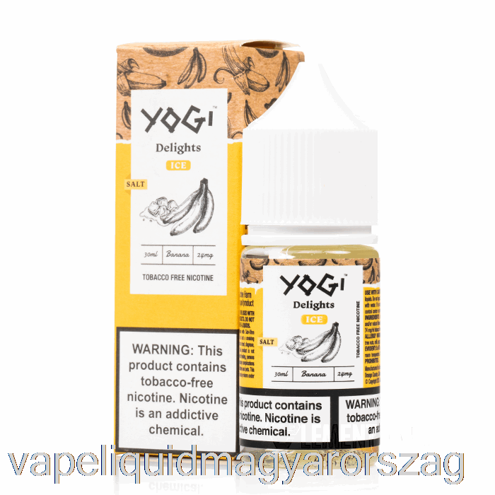 Banán Jégsók - Jógi Gyönyörök - 30ml 24mg Vape Folyadék